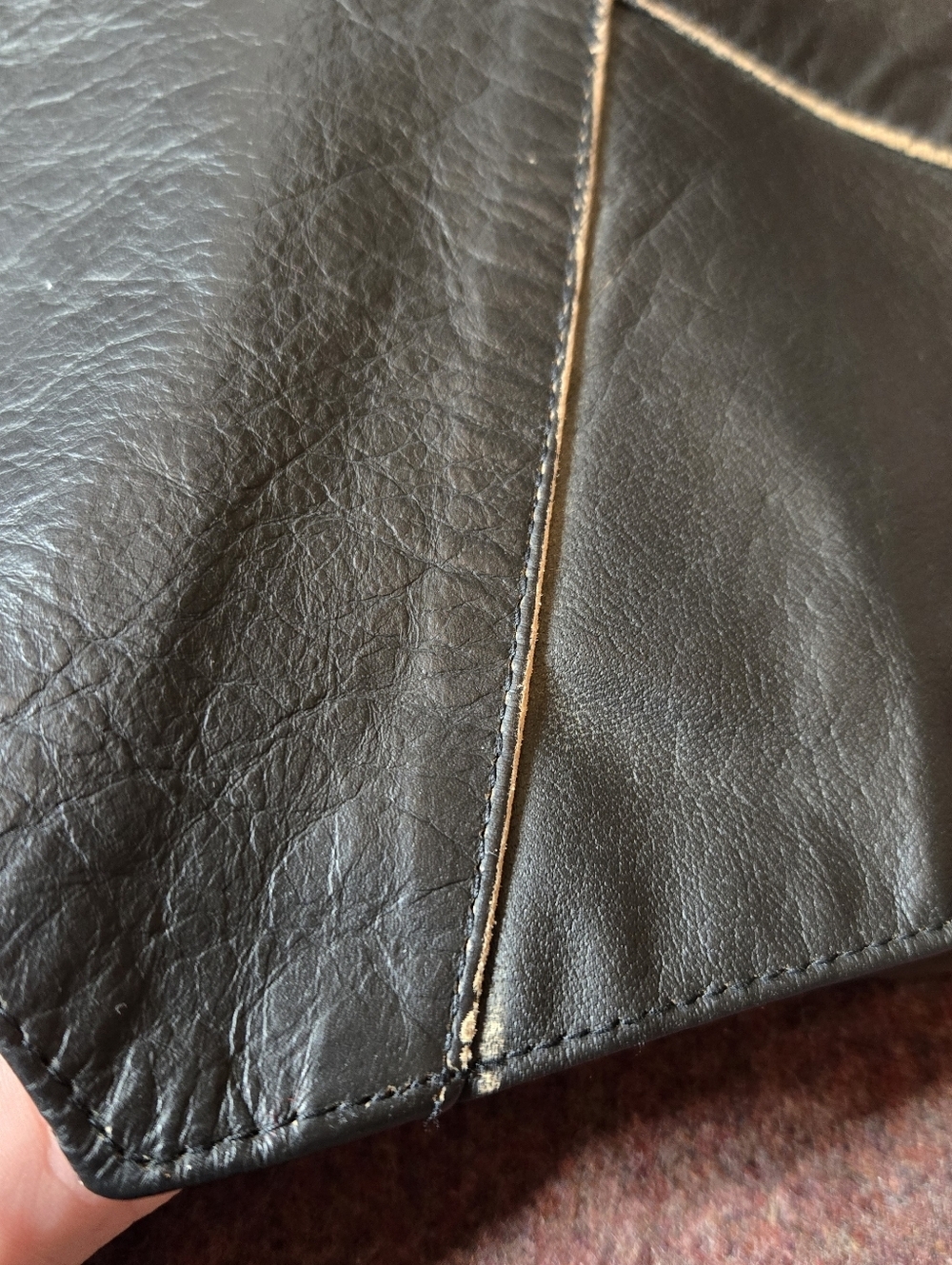2005 Sturgis Leather King Collab Leather Vest Brown Size 48 Motorcyle Ride - Picture 9 of 10